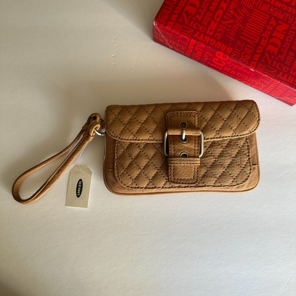 Old Navy Tan Wristlet/Wallet NEW - Picture 5 of 11